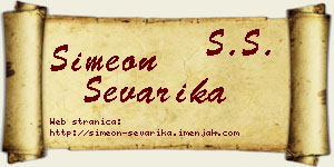 Simeon Ševarika vizit kartica
